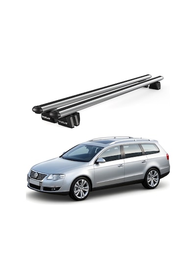 Pençe Volkswagen Passat Variant B6 2005-2010 Uyumlu Gri Ara Atkı Port Bagaj Tavan Barı
