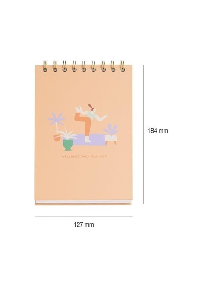 Miquelrius Inhale Exhale Daily Wellness Planner Telli Günlük Planlayıcı Çok Renkli