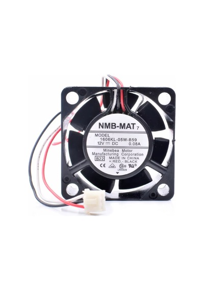 Nmb-mat 1606kl-05w-b59-b22 ,40x15mm 12vdc 8-cfm 3-kablo Fan
