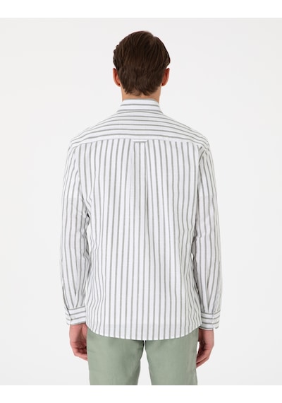 Pierre Cardin Erkek Haki Gömlek Desenli 50307093-vr027 Haki