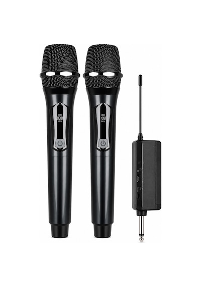 Jrl Wn-19 İkili Kablosuz Mikrofon Seti El Tipi Çiftli Mikrofon, Karaoke, Konferans Ve Sahne