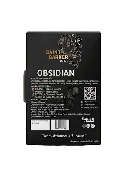 Saint Darker Obsidian Kapsül Kahve