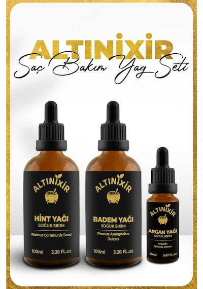 Saç Bakım Seti Hint,badem,argan