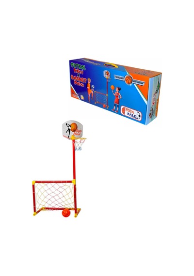 Futbol Kalesi ve Basket Potası Portatif 2'si Bir Arada