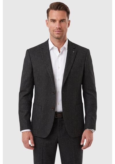 Rizzup Erkek Slim Fit Balıksırtı Kırçıllı Siyah Kışlık Takım Elbise Çift Düğmeli Spor Şık 2703329 Rizzup Erkek Slim Fit Balıksırtı Kırçıllı Siyah Kışlık Takım Elbise Çift Düğmeli Spor Şık 2703329