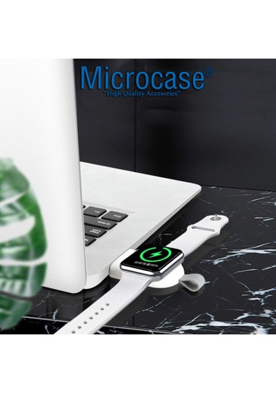 Microcase Apple Uyumlu  Watch Seri 6 44 Mm Anahtarlık Tipi Usb Şarj Aygıt