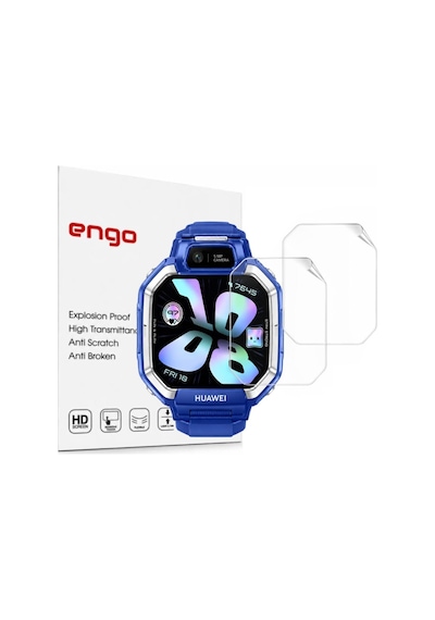 Huawei Watch Kids X1 İle Uyumlu Ekran Koruyucu Tpu, Tam Kaplayan Akıllı Saat Koruması 2 Adet
