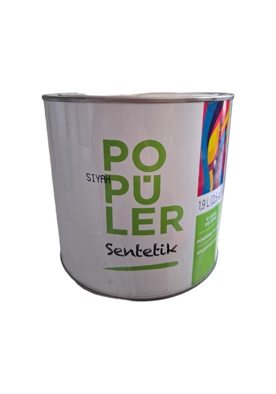 Sentetik Boya Siyah 2,5 Kg İç Ve Dış Cephe
