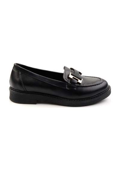 Bambi Siyah Kadın Loafer Ayakkabı K01257050009 Siyah