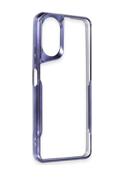 Newface - 812 - Oppo A38 Kılıf Boyi Silikon Kapak - Kmrsfres - - Lacivert