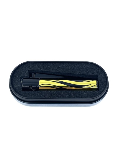 Clipper Metal Özel Elegant Serisi Çakmak - Gilded Flow Siyah