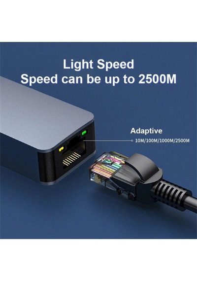 Mt74 Type-c Gen 1 To 2500mbps Rj45 Ethernet Adaptör Mac Windows U
