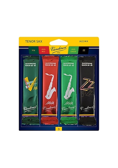 Srmıxt3 Tenor Sax Jazz Reed Karışık Kart Her Biri 1 Adet Zz, V16, Java Ve Java Red Strength 3 İçerir