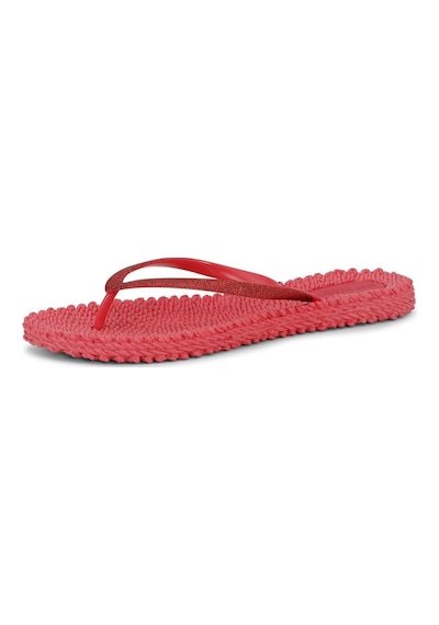 Ilse Jacobsen Raspberry Cheerful01 - Pembe Simli Parmak Arası Terlik-8004 Pembe