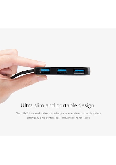Transcend Ts-hub2c 4-port Usb 3.1 Gen 1 Type-c Hub, 5gbps Hız, Ma
