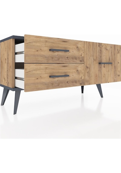 Arges Şifonyer 3 Raflı 88x30x48 Çam-antrasit/çam Antrasit/çam Arges Şifonyer 3 Raflı 88x30x48 Çam-antrasit/çam Antrasit/çam