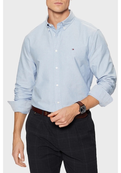 Tommy Hilfiger Erkek Gömlek Mw0mw35774 0gz Açık Mavi Açık Mavi