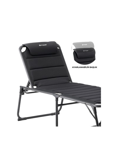Outwell Samoa Premium Ultra Konforlu 5 Pozisyonlu Katlanır Şezlong