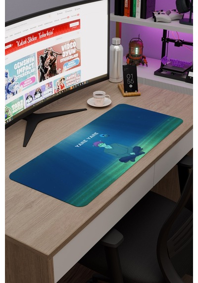 Saiki Kusuo Anime V2 - 70x30 Xl Gaming Kauçuk Kaymaz Taban Mouse Pad Fare Altlığı