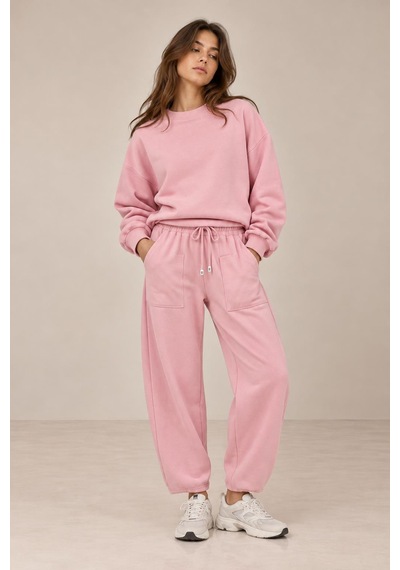 Alexandergardi Bisiklet Yaka Sweatshirt Pembe