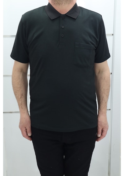 Becces Dmctekstil Erkek 002 Çizgili Klasik Kesim Rahat Kalıp Tek Cepli Polo Yaka T-shirt Haki Becces Dmctekstil Erkek 002 Çizgili Klasik Kesim Rahat Kalıp Tek Cepli Polo Yaka T-shirt Haki