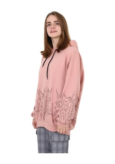 Blue Gym Kapüşonlu Sweatshirt