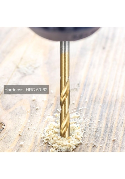Merttools Hss Kaplama Titanyum Yüksek Hızlı Çelik 4 Mm 10 Adet