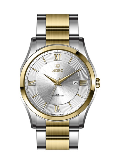Adec Ag24100-5 Erkek Kol Saati Gold - Gümüş