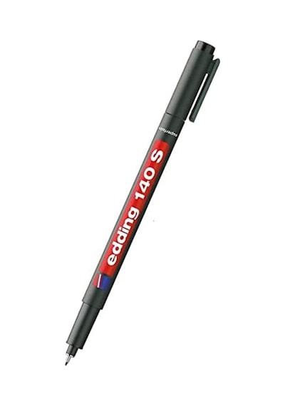 Edding 140 S Permanent Kalem - Asetat Kalemi - Siyah - 1 Kalem - 0,3 Mm Yuvarlak Uç Genel