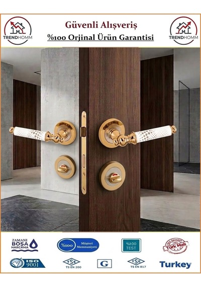 Sofuoğlu Yakut Premium Rozetli Kapı Kolu - Albifirin - Wc Banyo