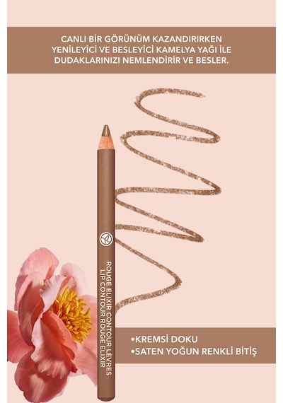 Yves Rocher Tahta Dudak Kalemi-01. Kahve-1.2 G-75755 01 Kahve