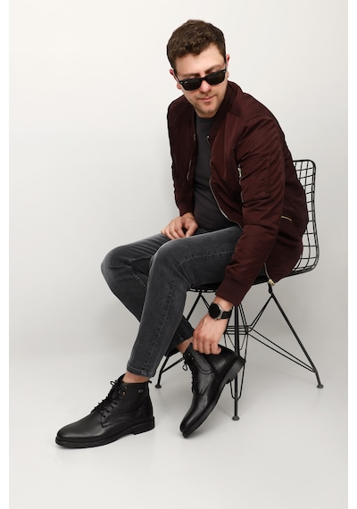 Gönderi(R) Gönderi R Erkek Siyah Fermuarlı Hakiki Deri Klasik Bot Dkmb77401775
