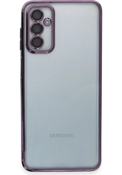Newface Samsung Galaxy Uyumlu M23 Kılıf Razer Lensli Silikon Glblseme - 32 - Mor