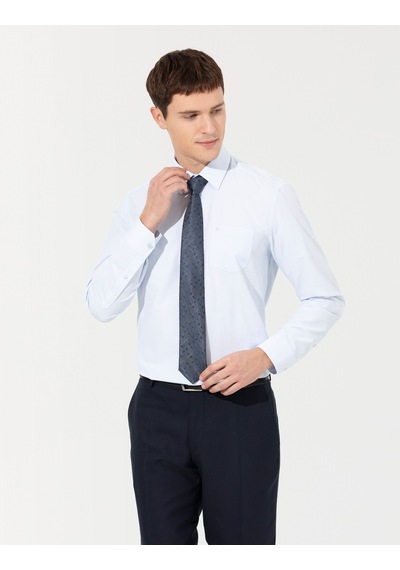 Pierre Cardin Erkek Açık Mavi Gömlek Basic 50251169-vr003 Açik Mavi