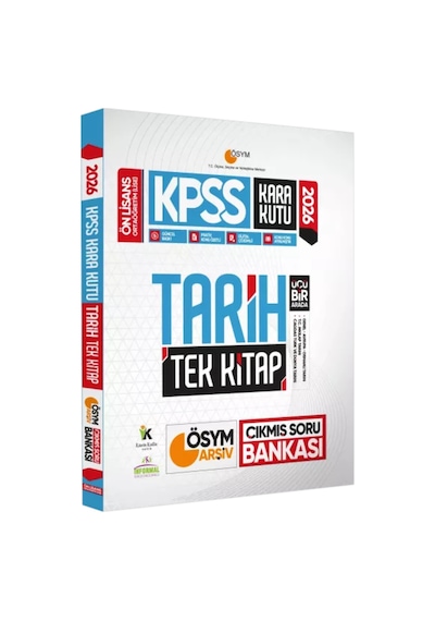 2026 Kpss Ön Lisans Tarihin Kara Kutusu Tek Kitap Ve Manifesto Çözümlü Branş Deneme 2li Seti