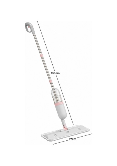Sprey Mop 400 Ml Su Hazneli - Yıkanabilir Mikrofiber Bezli Pratik Yer Temizleme Seti
