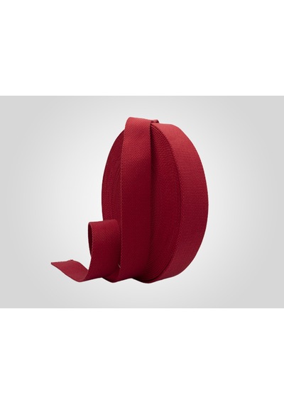 Dar Dokuma Şerit İp Kırmızı 2 Cm - 50mt