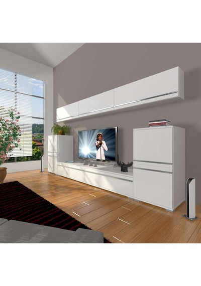 Decoraktiv Eko 9 Mdf Std Tv Ünitesi Tv Sehpası Beyaz