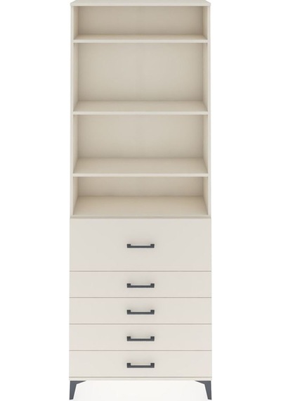 Arges Dolap 4 Raflı 5 Çekmeceli 88x30x243 Aytaşı-aytaşı Aytaşı