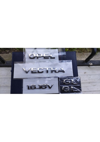 Opel Vectra 1.6 16v Bagaj Yazısı Vectra B Logo Gl Kapı Yazısı 1997 Uyumlu Vectra B Gl Set A Kalite