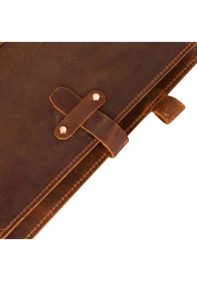 Bloom Scribe Wrap Moccasin A5 Hakiki Deri Defter Kılıfı