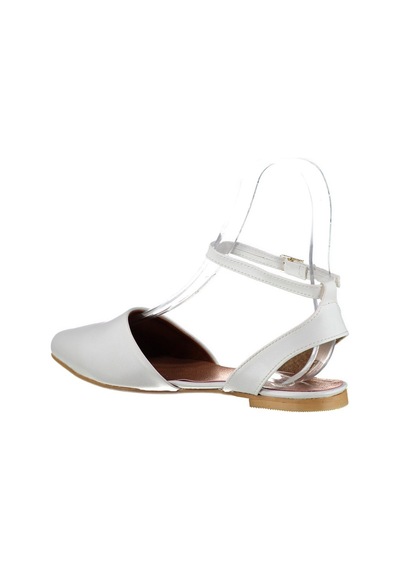 Fox Shoes Beyaz Kadın Babet D726226209 Beyaz