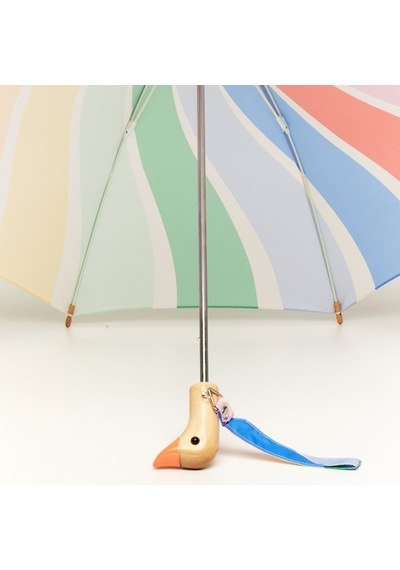 Original Duckhead Duck Çocuk Şemsiyesi Odh X Meri Meri Rainbow Renkli
