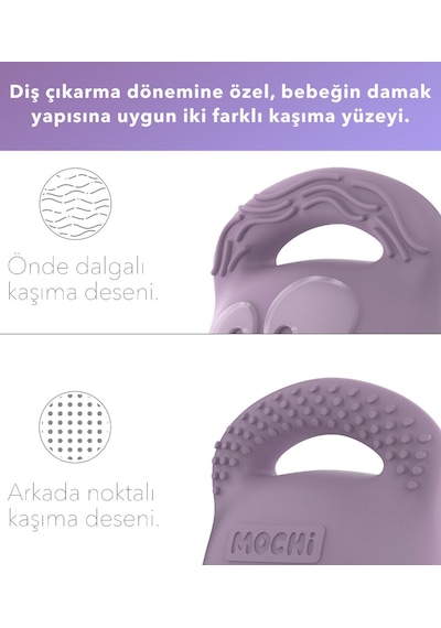 Mochi Diş Kaşıyıcı Lila Çok Renkli