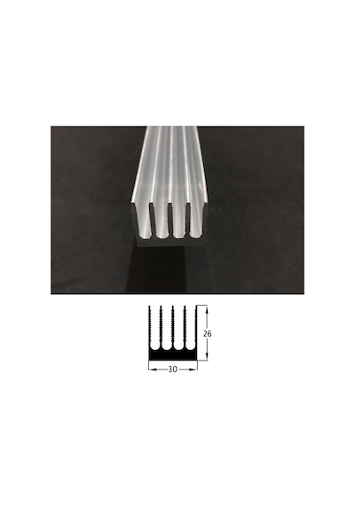 Alüminyum Soğutucu Profil Led Soğutma Profili 30 X 26 Mm 511372491