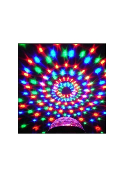 Disko Topu Rgb Ledli Bluetooth Hoparlör Sese Duyarlı -kumandalı Beyaz