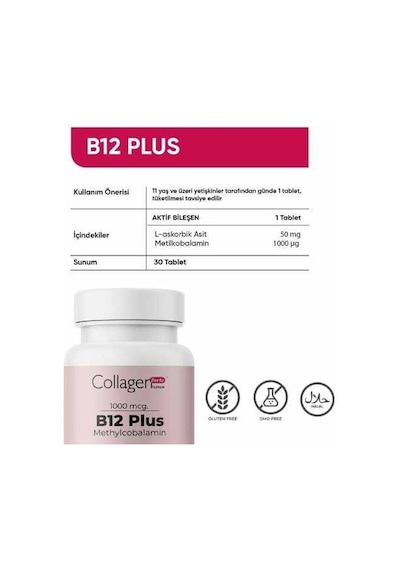 Collagen Forte Platinum B12 Plus Methylcobalamin 30 Tablet