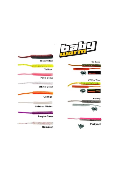 Fujin Baby Worm 5.2 Cm Floating Lrf Silikonu Fluo Green