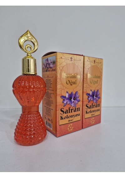 Özel Seri Safran Kolonyası - 200 Ml Kalıcı Ve Ferahlatıcı Esanslı Dökme Plastik Şişe Kolonya 2 Adet