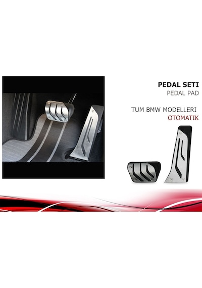 Bmw F10 Pedal Seti Takımı Geçmeli Otomotik 2 Parça